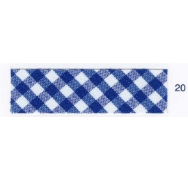 Biais vichy bleu20