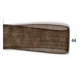 Ruban organdi marron