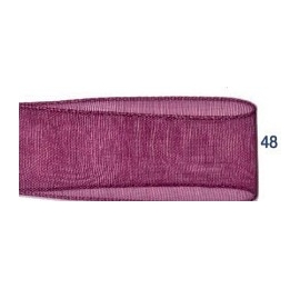 Ruban organdi bordeaux