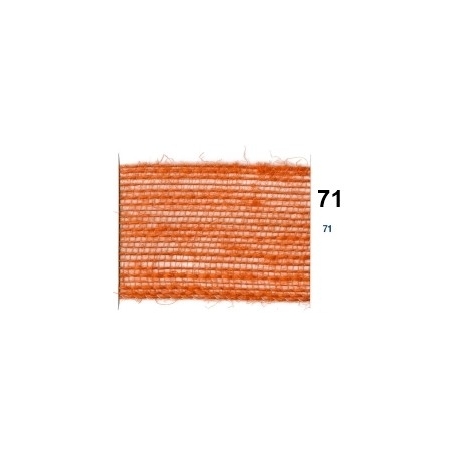 Ruban de jute orange