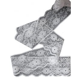 Dentelle nylon 55 mm écru