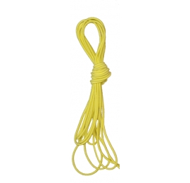 Élastique rond 2 mm jaune