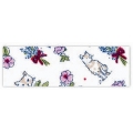 Biais motif Chat Blanc