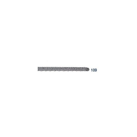 Ruban 3 mm viel argent