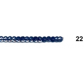 Ruban paillettes rondes marine 22