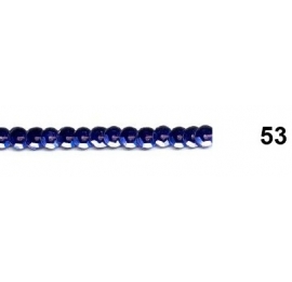 Ruban paillettes rondes bleu 53
