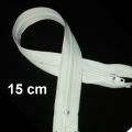 Fermeture 15cm : Blanc pour jupes et pantalons