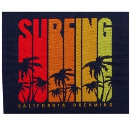 écussons surf surfing rectangulaire