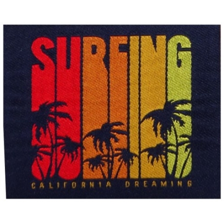 écussons surf surfing rectangulaire