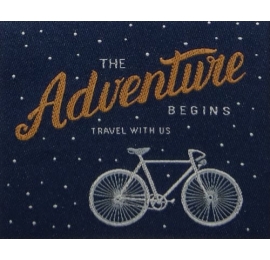 écussons cycle adventure begins bleu