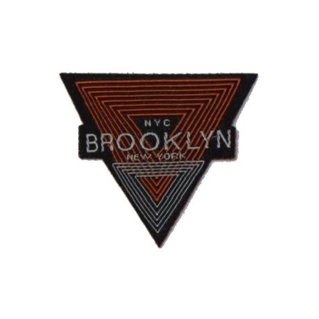 écussons triangle brun brooklyn