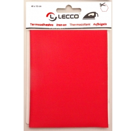 Pièce thermocollante unie Rouge