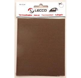 Pièce thermocollante unie Marron