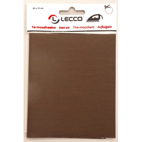 Pièce thermocollante unie Marron