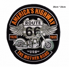 écusson Motorcycle Route 66