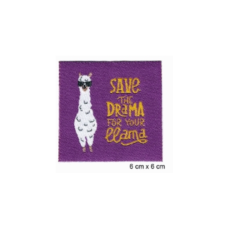 Écussons enfant save the drama lama