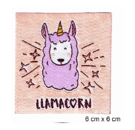 Écussons enfant lama corn