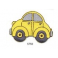 écussons dessins auto jaune