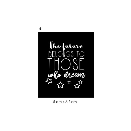 Écusson The future belongs to those