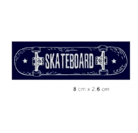 Écusson sérigraphié Skateboard