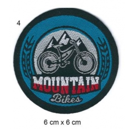 Écusson Vélo Moutain bike Rond