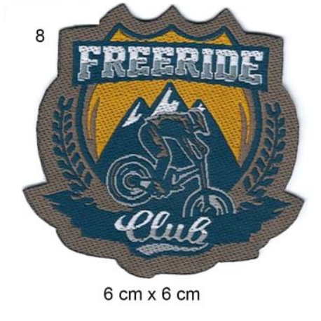 Écusson Vélo Freeride