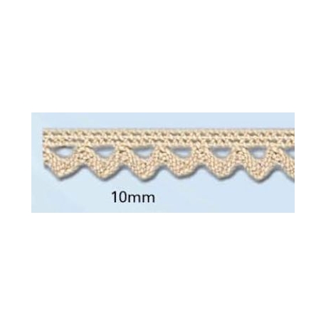 Dentelle coton 10 mm