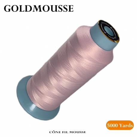 Cône fil mousse 5.000 Yds Rose