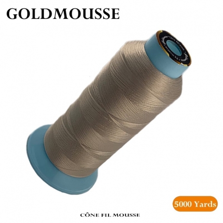 Cône fil mousse 5.000 Yds Beige