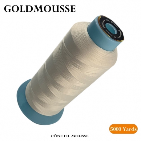 Cône fil mousse 5.000 Yds Écru