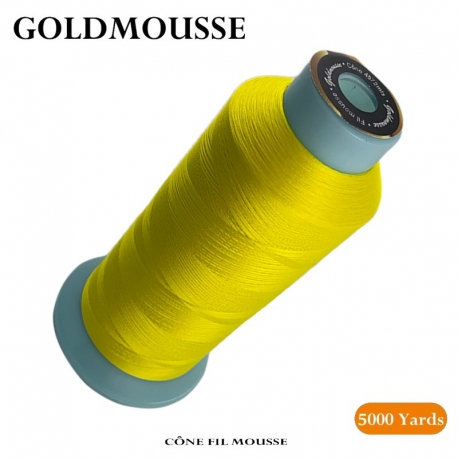 Cône fil mousse 5.000 Yds Jaune