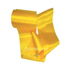 Ruban Large Satin Monoface Jaune