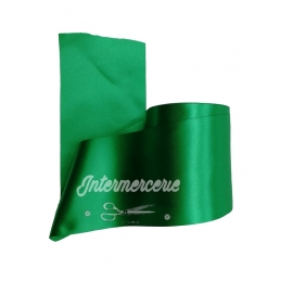 Ruban Large Satin Monoface Vert