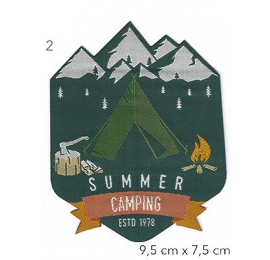 Écusson Montagne Summer camping