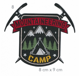 Écusson Montagne Mountaineering camp