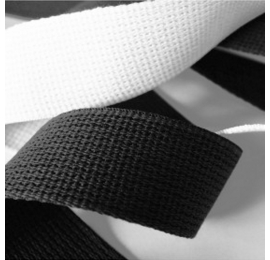 Sangle judo polyester/coton noir