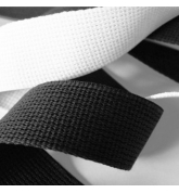 Sangle judo polyester/coton noir