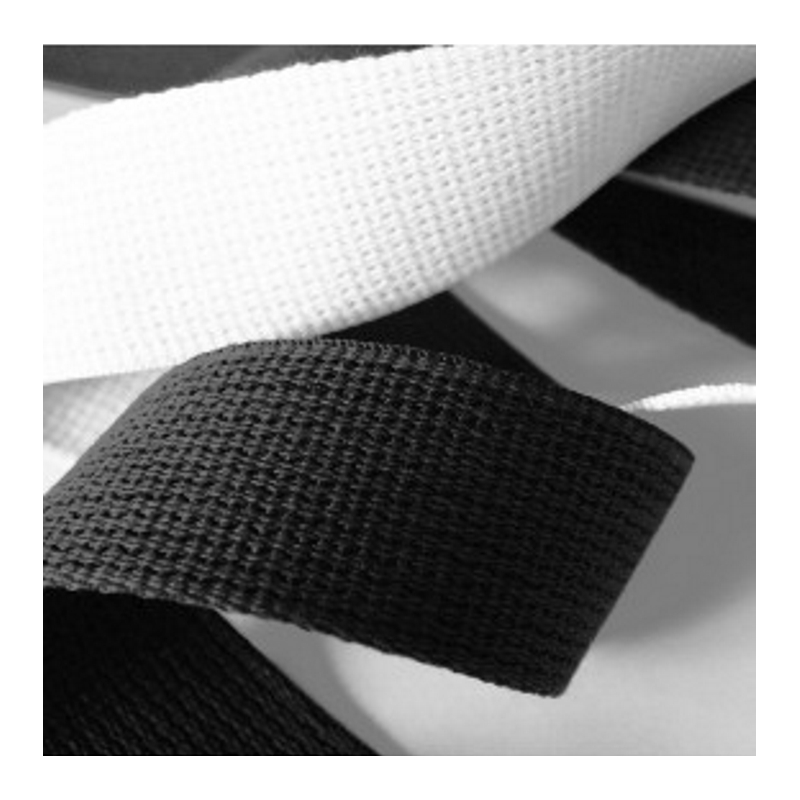 Ceinture Sangle en toile/polyester blanc