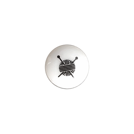 Bouton Couture Pelote de laine