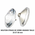 Bouton strass en verre