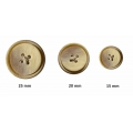 Bouton confection 4 trous Beige