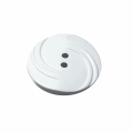 Bouton 2 trous Blanc 18 mm