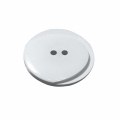 Bouton 2 trous Blanc 27 mm