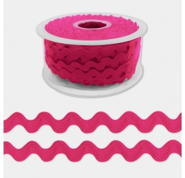 Ruban croquet fuschia