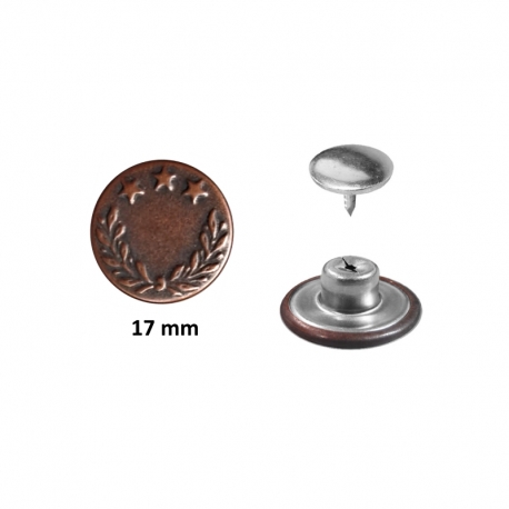 Bouton automatique Jean Bronze