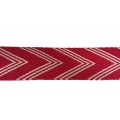 Sangle Rouge chevrons Blancs