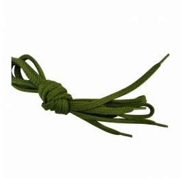 Lacets de sport rond de 60 à 210 cm Vert olive