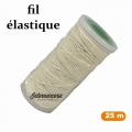 Fil à coudre élastique Ecru