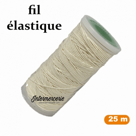 Fil à coudre élastique Ecru