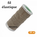 Fil à coudre élastique Beige